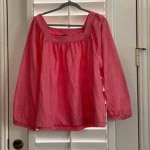 J. CREW Square Neck Top - Size 2X